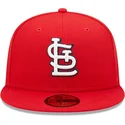 cappellino-piatto-rosso-aderente-59fifty-ac-perf-dei-st-louis-cardinals-mlb-di-new-era
