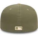 gorra-plana-verde-y-beige-ajustada-59fifty-side-patch-de-los-angeles-dodgers-mlb-de-new-era