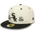 gorra-plana-beige-y-negra-ajustada-59fifty-93-division-de-chicago-white-sox-mlb-de-new-era