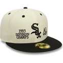 petten-plat-meerkleurig-fitted-59fifty-93-division-van-chicago-white-sox-mlb-van-new-era