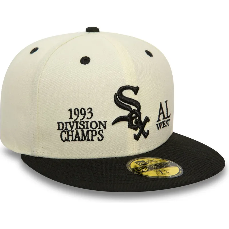 petten-plat-meerkleurig-fitted-59fifty-93-division-van-chicago-white-sox-mlb-van-new-era