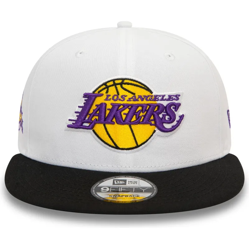 petten-plat-zwart-snapback-9fifty-white-crown-patch-van-los-angeles-lakers-nba-van-new-era petten-plat-zwart-snapback-9fifty-white-crown-patch-van-los-angeles-lakers-nba-van-new-era