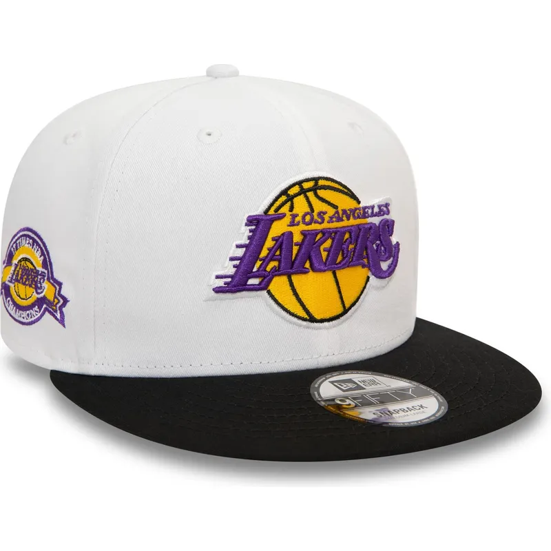 petten-plat-zwart-snapback-9fifty-white-crown-patch-van-los-angeles-lakers-nba-van-new-era petten-plat-zwart-snapback-9fifty-white-crown-patch-van-los-angeles-lakers-nba-van-new-era