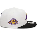 petten-plat-zwart-snapback-9fifty-white-crown-patch-van-los-angeles-lakers-nba-van-new-era