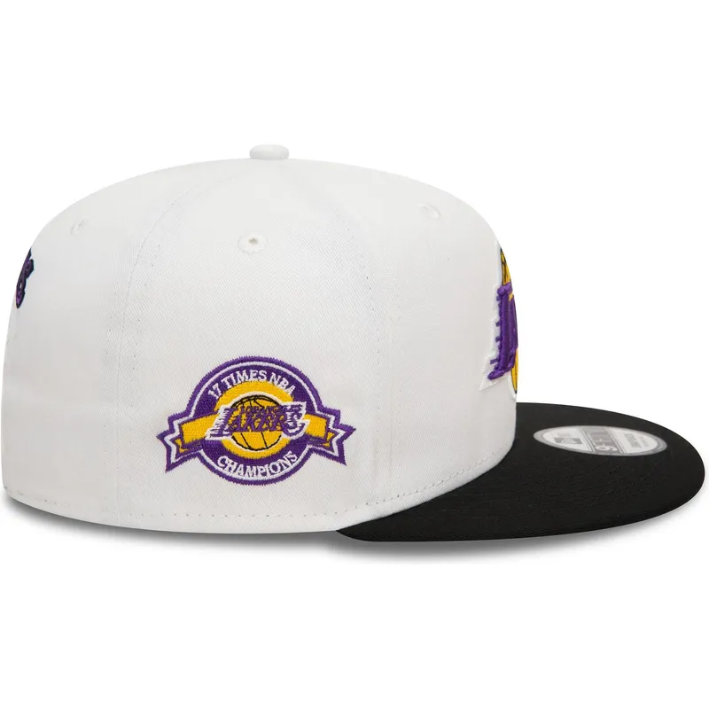petten-plat-zwart-snapback-9fifty-white-crown-patch-van-los-angeles-lakers-nba-van-new-era petten-plat-zwart-snapback-9fifty-white-crown-patch-van-los-angeles-lakers-nba-van-new-era