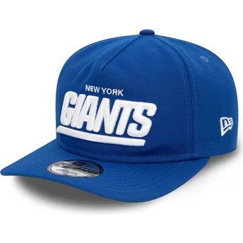 New Era 9FIFTY A Frame Coaches Snapback-Kappe mit gebogenem Schirm in Blau der New York Giants NFL