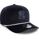 new-era-curved-brim-golfer-cord-new-york-yankees-mlb-navy-blue-snapback-cap