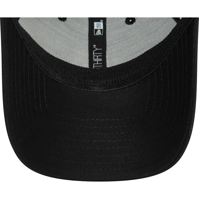 petten-gebogen-zwart-fitted-39thirty-monochrome-van-los-angeles-dodgers-mlb-van-new-era