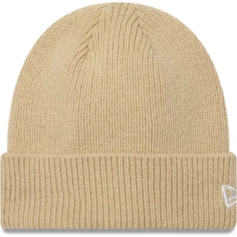 Gorro beige Wool Cuff Knit di New Era