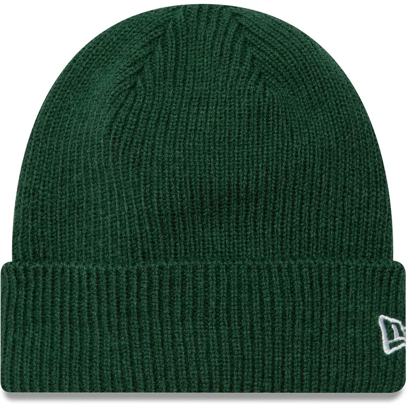 cappello-verde-wool-cuff-knit-di-new-era