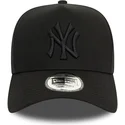 gorra-curva-negra-snapback-con-logo-negro-9forty-e-frame-monochrome-de-new-york-yankees-mlb-de-new-era