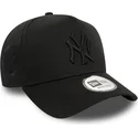 gorra-curva-negra-snapback-con-logo-negro-9forty-e-frame-monochrome-de-new-york-yankees-mlb-de-new-era