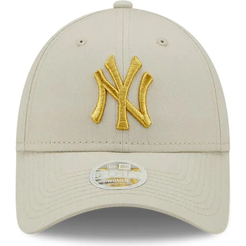 petten-gebogen-beige-verstelbaar-dorado-9forty-metallic-van-new-york-yankees-mlb-van-new-era petten-gebogen-beige-verstelbaar-dorado-9forty-metallic-van-new-york-yankees-mlb-van-new-era