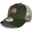 gorra-trucker-verde-9forty-a-frame-cord-graphic-de-new-york-estados-y-paises-de-new-era