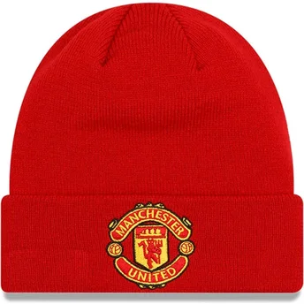 Κόκκινο σκουφί Core Cuff της Manchester United Football Club Premier League από New Era