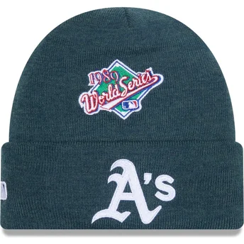 Gorro verde World Series Balaclava de Oakland Athletics MLB de New Era