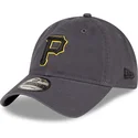 petten-gebogen-grijs-verstelbaar-9twenty-core-classic-van-pittsburgh-pirates-mlb-van-new-era