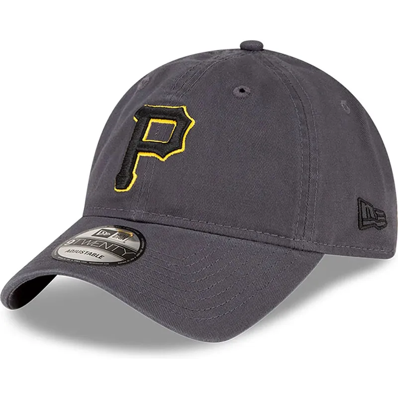 gra-justerbar-kurvet-kasket-9twenty-core-classic-fra-pittsburgh-pirates-mlb-fra-new-era