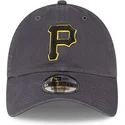 petten-gebogen-grijs-verstelbare-band-9twenty-core-classic-van-pittsburgh-pirates-mlb-van-new-era
