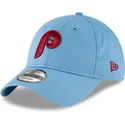 cappellino-curvo-azzurro-chiaro-regolabile-9twenty-core-classic-dei-philadelphia-phillies-mlb-di-new-era
