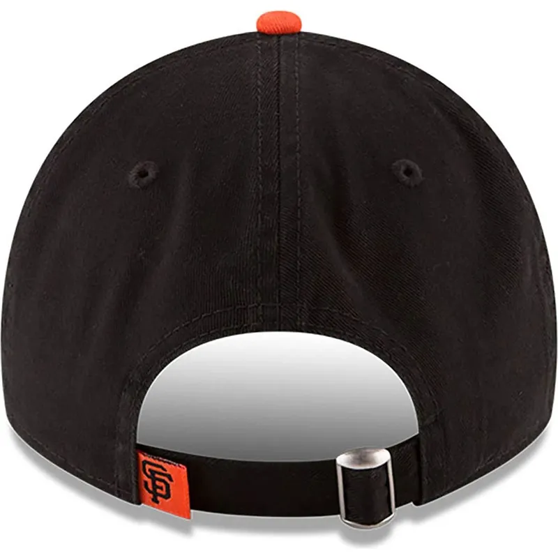 schwarze-verstellbare-gebogene-kappe-9twenty-core-classic-der-san-francisco-giants-mlb-von-new-era