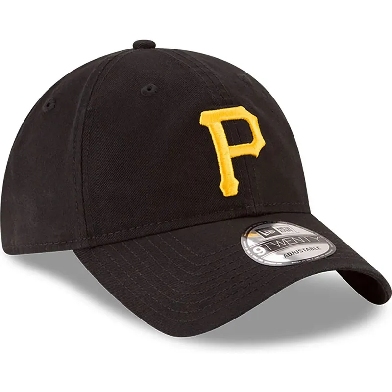 petten-gebogen-zwart-verstelbaar-9twenty-core-classic-van-pittsburgh-pirates-mlb-van-new-era