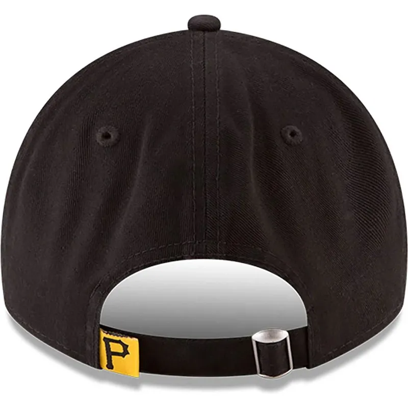 sort-justerbar-buet-kasket-9twenty-core-classic-fra-pittsburgh-pirates-mlb-fra-new-era