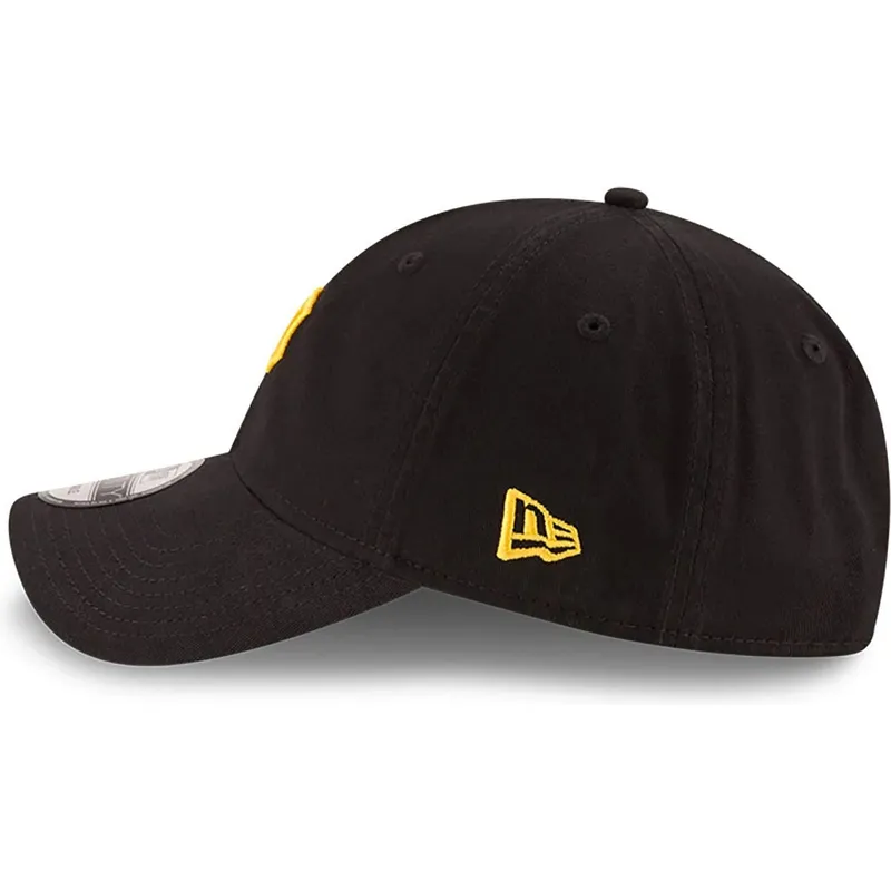 petten-gebogen-zwart-verstelbaar-9twenty-core-classic-van-pittsburgh-pirates-mlb-van-new-era