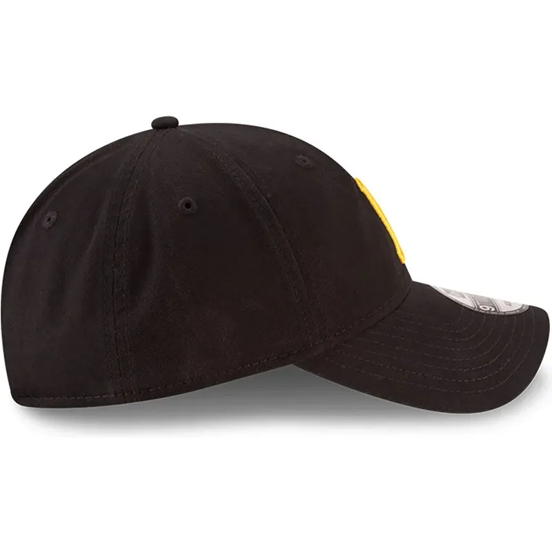 petten-gebogen-zwart-verstelbaar-9twenty-core-classic-van-pittsburgh-pirates-mlb-van-new-era