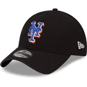 new-york-mets-mlb-new-era-9twenty-core-classic-justerbar-svart-bojd-keps