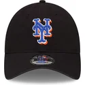 new-york-mets-mlb-new-era-9twenty-core-classic-justerbar-svart-bojd-keps