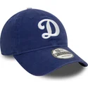 petten-gebogen-blauw-verstelbaar-9twenty-core-classic-van-los-angeles-dodgers-mlb-van-new-era