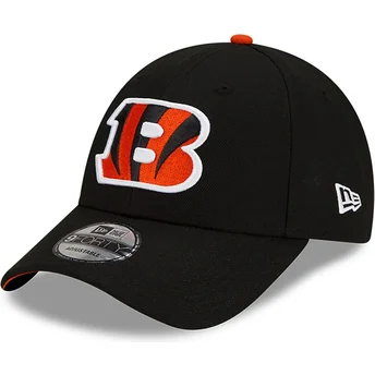 Schwarze verstellbare gebogene Kappe 9FORTY The League der Cincinnati Bengals NFL von New Era