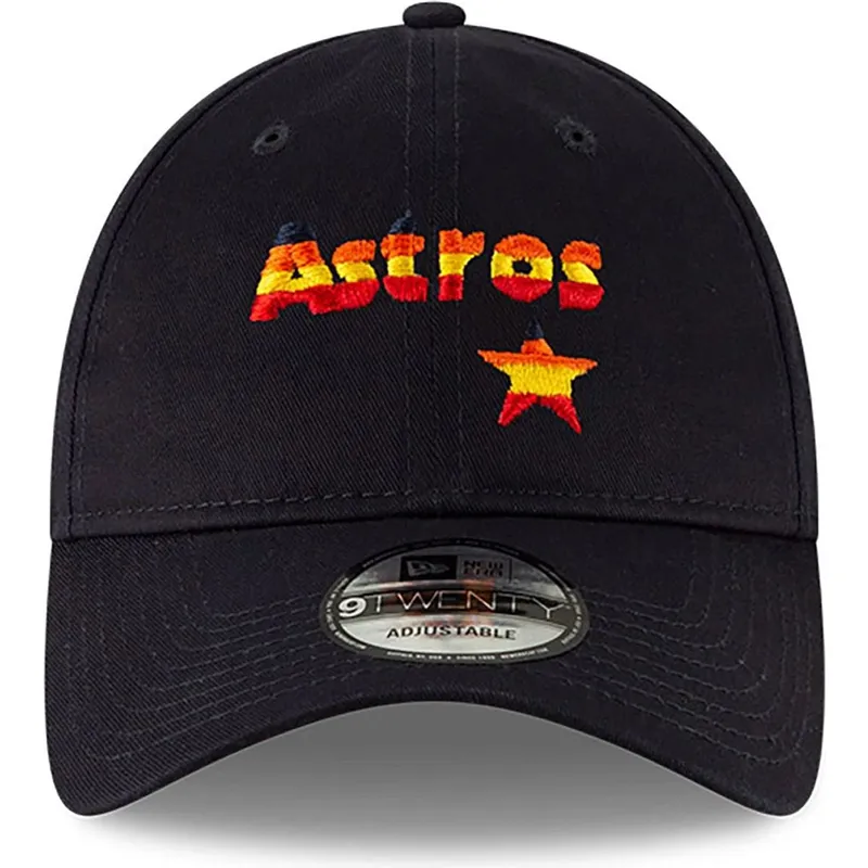 marineblaue-verstellbare-gebogene-kappe-9twenty-core-classic-der-houston-astros-mlb-von-new-era