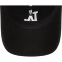 sort-justerbar-9twenty-washed-kasket-med-buet-skygge-fra-los-angeles-dodgers-mlb-fra-new-era