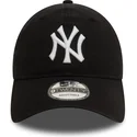 czarna-zakrzywiona-regulowana-czapka-9twenty-washed-new-york-yankees-mlb-od-new-era
