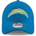 9forty-the-league-los-angeles-chargers-mlb-verstellbare-blaue-curved-cap-von-new-era