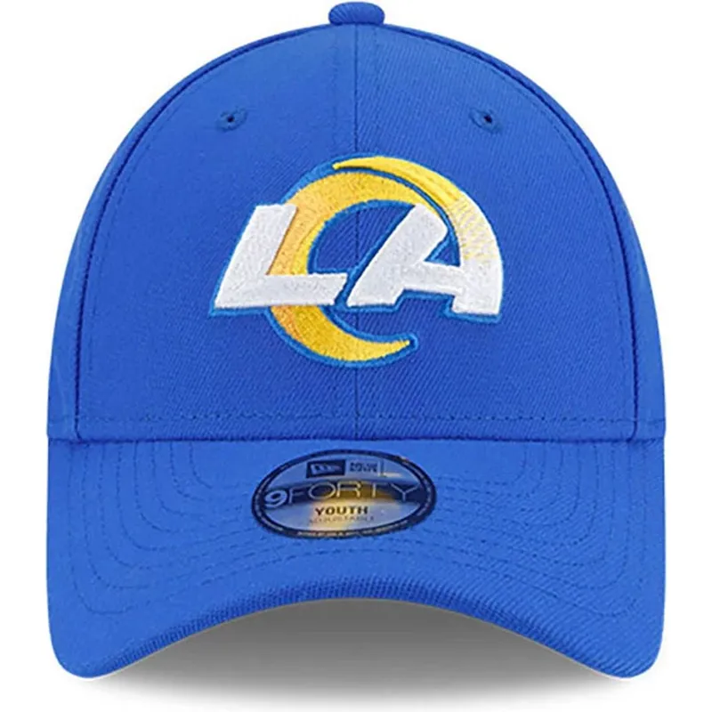 bla-justerbar-9forty-the-league-los-angeles-rams-nfl-kasket-til-drenge-fra-new-era