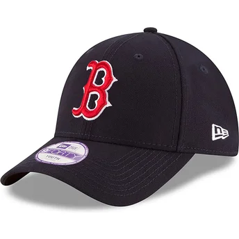 Justerbar mørkeblå buet kasket til dreng 9FORTY The League Boston Red Sox MLB fra New Era