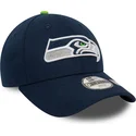 petten-gebogen-marineblauw-verstelbaar-voor-kinderen-9forty-the-league-van-seattle-seahawks-nfl-van-new-era
