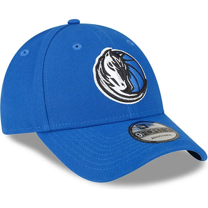 petten-gebogen-blauw-verstelbare-band-9forty-the-league-van-dallas-mavericks-nba-van-new-era