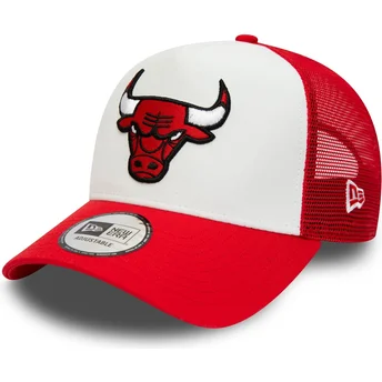 Petten gebogen multicolor snapback A Frame Team Colour van Chicago Bulls NBA van New Era