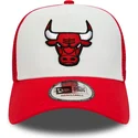 new-era-chicago-bulls-nba-a-frame-team-colour-hvid-og-rod-trucker-cap
