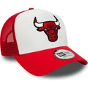 hvid-og-rod-trucker-kasket-a-frame-team-colour-fra-chicago-bulls-nba-fra-new-era