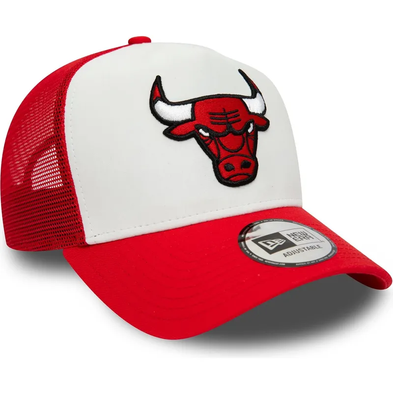 petten-gebogen-multicolor-snapback-a-frame-team-colour-van-chicago-bulls-nba-van-new-era