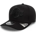 svart-bojd-skarm-snapback-keps-9fifty-stretch-snap-los-angeles-lakers-nba-fran-new-era