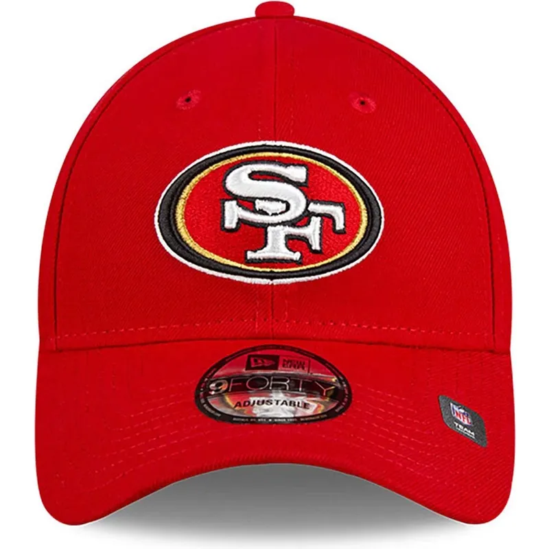 petten-gebogen-rood-verstelbaar-9forty-the-league-team-colour-van-san-francisco-49ers-nfl-van-new-era petten-gebogen-rood-verstelbaar-9forty-the-league-team-colour-van-san-francisco-49ers-nfl-van-new-era