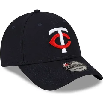 New Era Curved Brim 9FORTY The League Minnesota Twins MLB Navy Blue Adjustable Cap