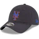 casquette-courbee-grise-ajustable-9twenty-core-classic-new-york-mets-mlb-new-era