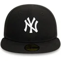 gorra-plana-negra-ajustada-para-nino-59fifty-my-first-de-new-york-yankees-mlb-de-new-era